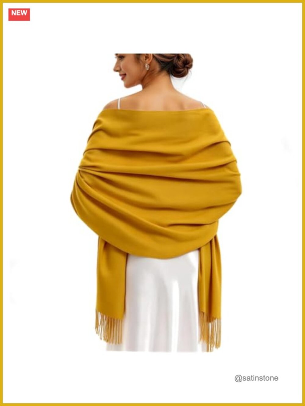 Pashmina Scarf for Women, Soft Wrap, Shawl for Evening Dress